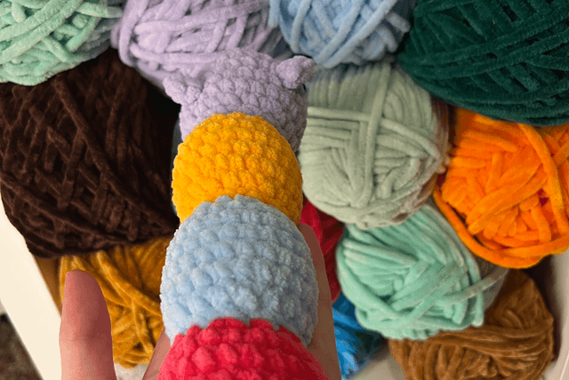 Chenille 4 couleurs 🐛 