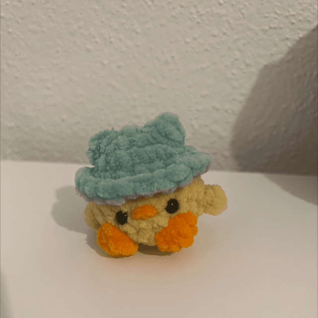 Canard avec chapeau grenouille 🐸 