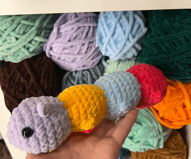 Chenille 4 couleurs 🐛 